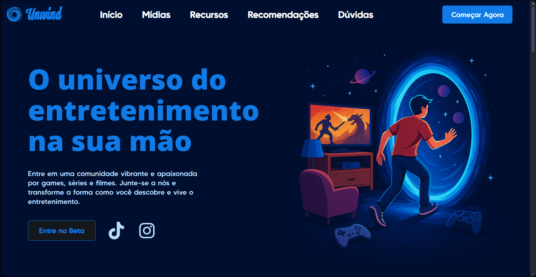 Aplicativo Unwind
